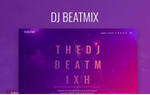 DJ Beatmix - Personal Page WordPress Elementor Theme