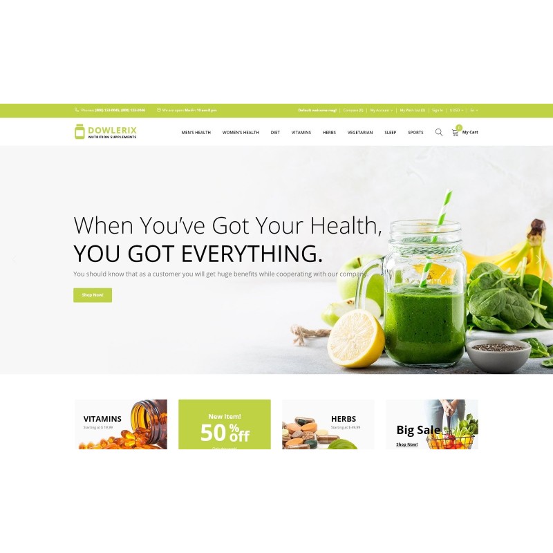 Dowlerix Shop Template