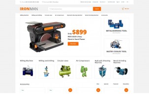 IronMan Shop Template