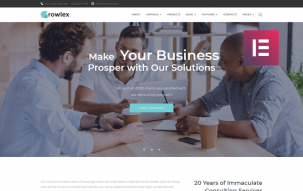 Glowlex - Consulting Services Multipurpose Clean WordPress Elementor Theme