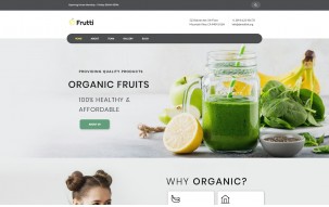 Frutti - Organic Food Multipurpose Classic WordPress Elementor Theme