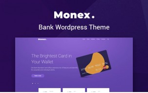 Monex - Bank Services Multipurpose Classic WordPress Elementor Theme