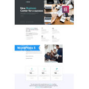 Structer - Business One Page Classic WordPress Elementor Theme