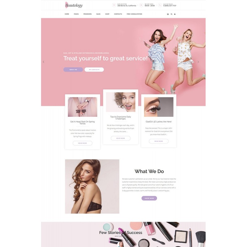 Beautology - Health Care, Nutrition and Beauty WordPress Theme