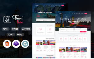 TravelTime - Complete Tour & Travel Agency WordPress Theme