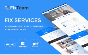 FixTeam - Fix Services Multipurpose Classic WordPress Elementor Theme