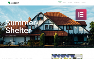 Minder - Luxury Residence Multipurpose Classic WordPress Elementor Theme