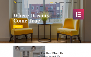 Dwellom - Hotel Clean WordPress Elementor Theme