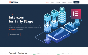 Interium - Hosting WordPress Elementor Theme