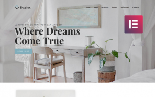Dwelex - Real Estate One Page Modern WordPress Elementor Theme