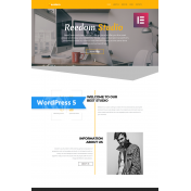 Reedom - Web Design Studio Multipurpose Minimal WordPress Elementor Theme