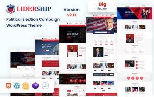 Lidership - Political, Election Campaign and Party Candidate WordPress Theme