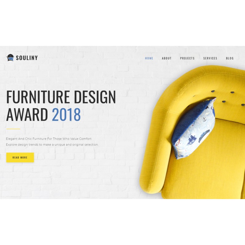 Souliny - Furniture Multipurpose Modern WordPress Elementor Theme