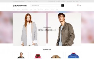 Black Button - Fashion Store Elegant Shop Template