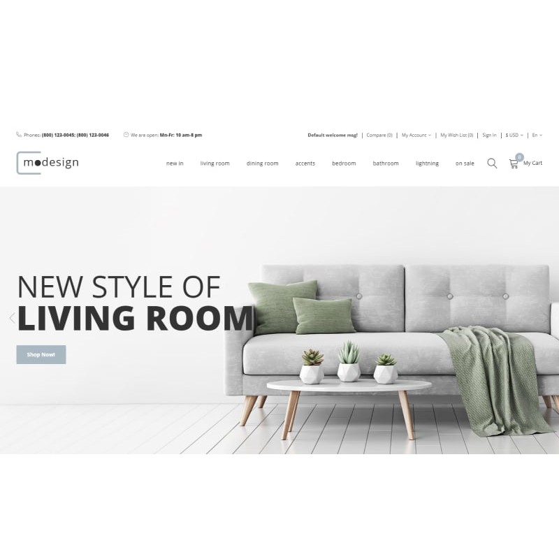 Modesing - Design Multipage Clean Shop Template