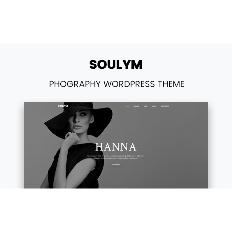 Soulym - Photography Multipurpose Modern WordPress Elementor Theme