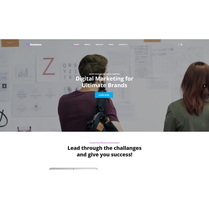 Solutem - Creative Agency Multipurpose Modern WordPress Elementor Theme
