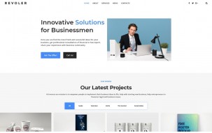 Revoler - Business Multipurpose Minimal WordPress Elementor Theme