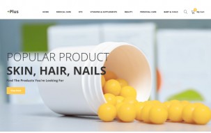 +Plus - Medical & Healthcare Clean Shop Template