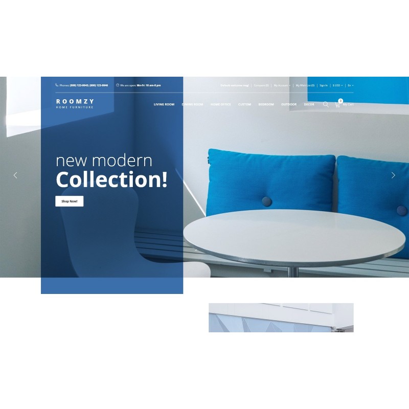 Roomzy - Furniture Clean Shop Template