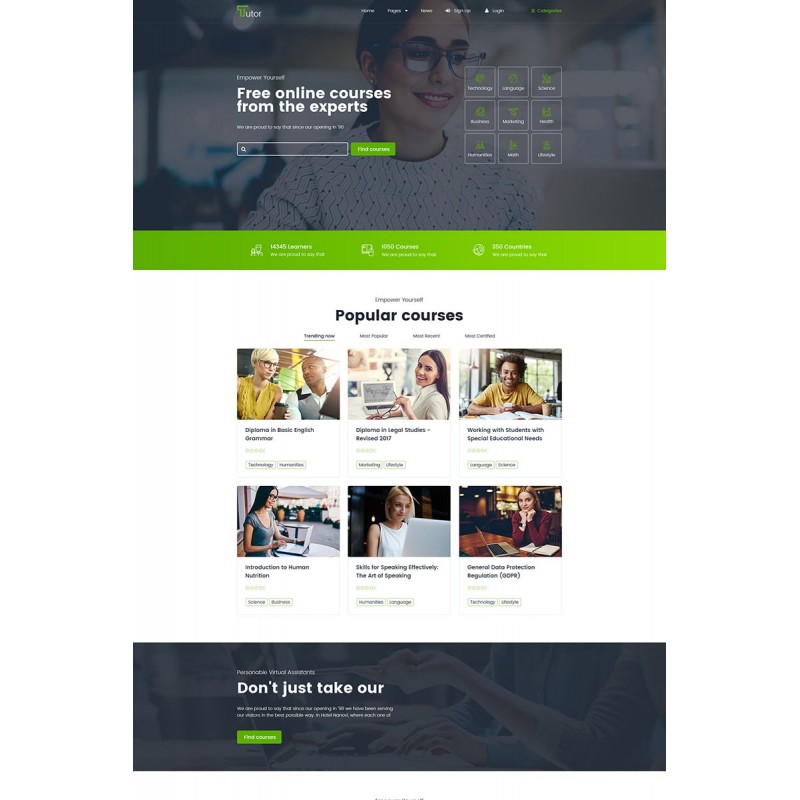 Tutor - Online Education And Teaching WordPress Theme