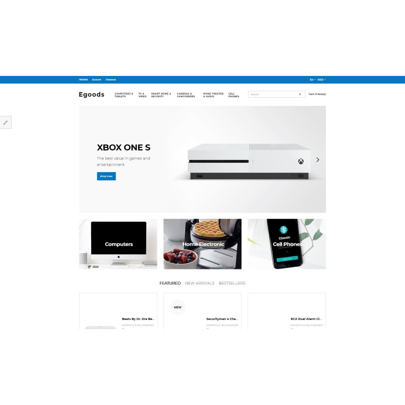 Egoods - Modern Electronics Shop Shop Template