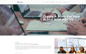 Adverom - PR Company Multipurpose Modern WordPress Elementor Theme