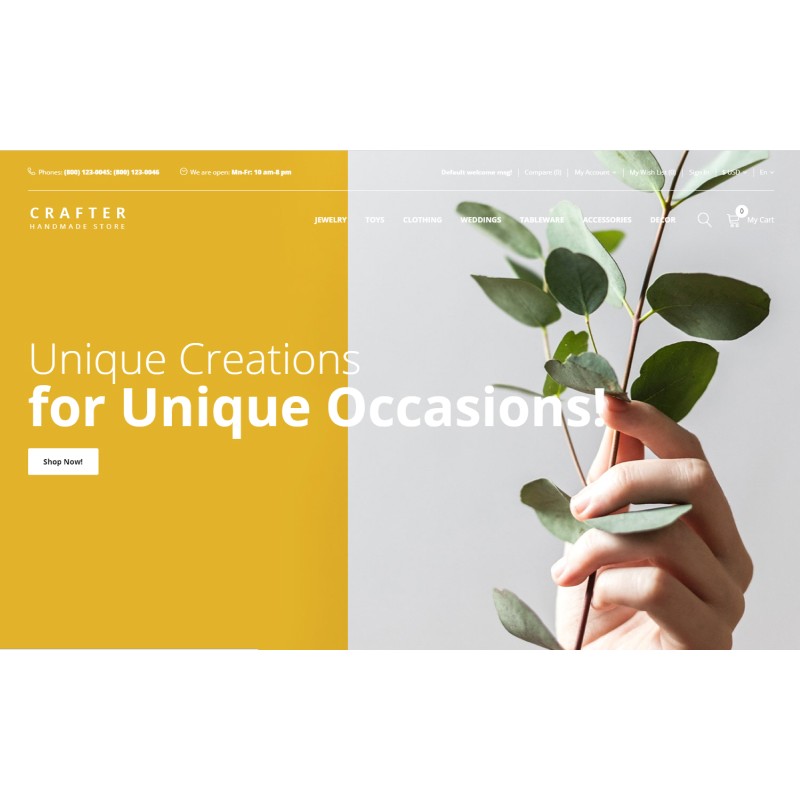 Crafter - Gifts Multipage Creative Shop Template