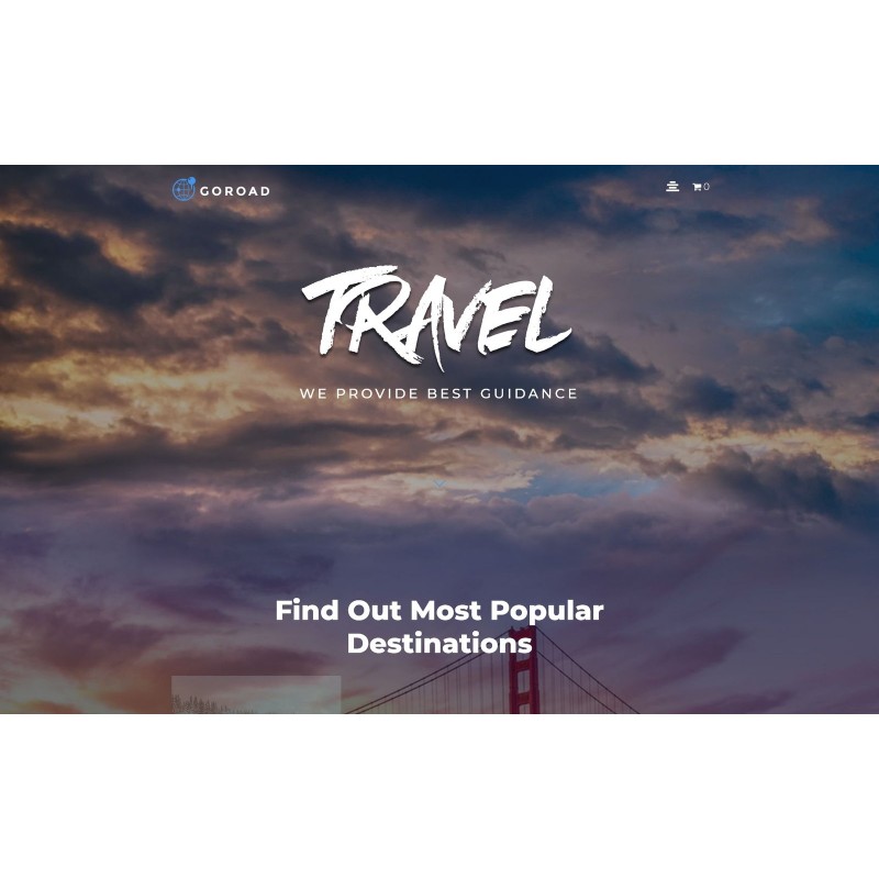 Goroad - Travel Agency Multipurpose Modern WordPress Elementor Theme