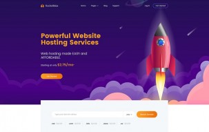 Turbolink Web Hosting and Internet Company WordPress Theme