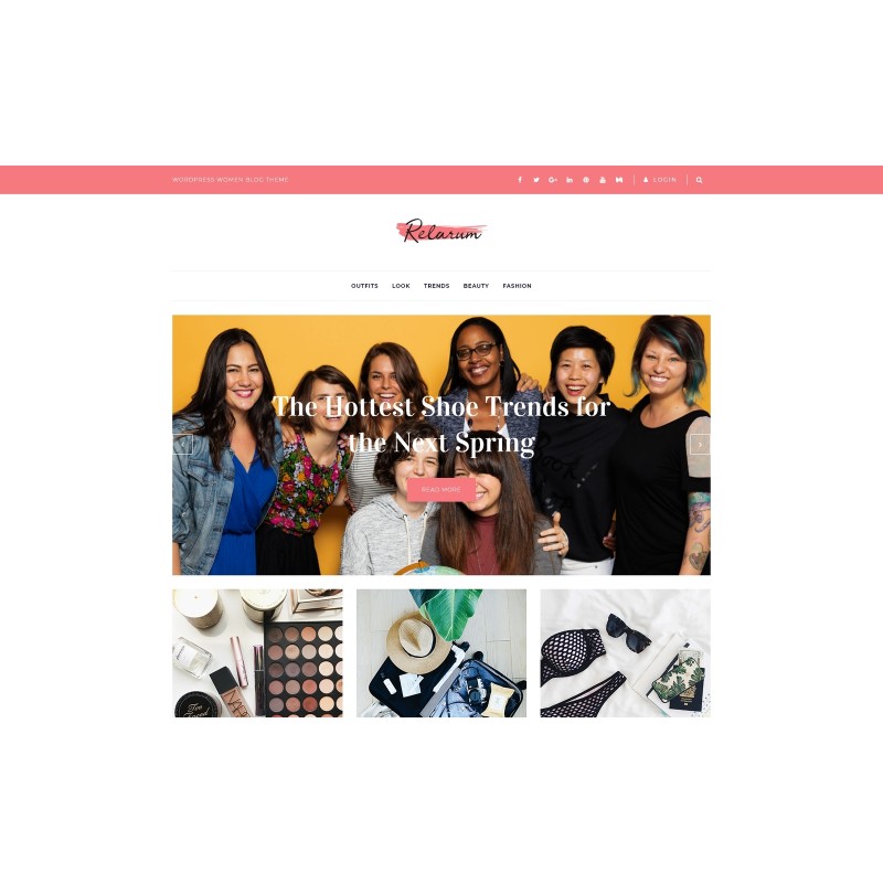 Relarum - Women Blog Multipurpose Classic WordPress Elementor Theme