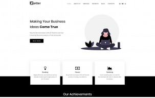 Zetter - Business Multipurpose Black&White WordPress Elementor Theme