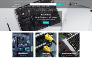 Hostia - Hosting E-Commerce Clean Shop Template