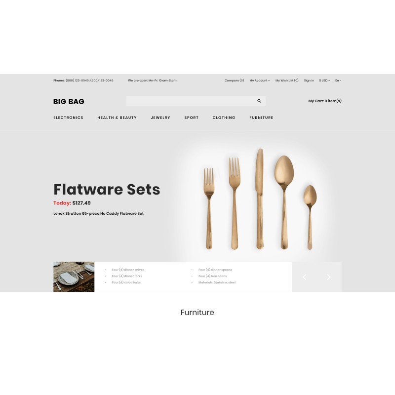 Big Bag - Wholesale Store Modern Shop Template