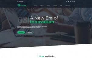 Techup - IoT and AI Tech Startup WordPress Theme