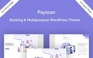 Payloan - Banking, Finance & Fintech WordPress Theme
