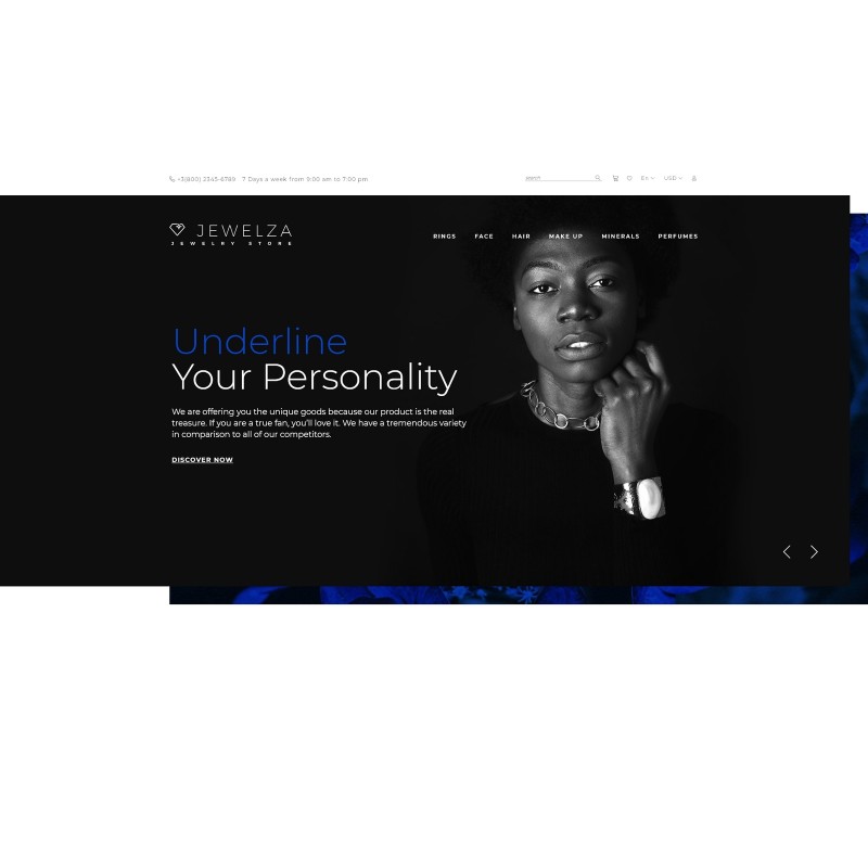 Jewelza - Gems Multipurpose Stylish Shop Template