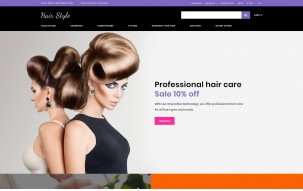 Hair Style - Beauty Store Multipage Creative Shop Template