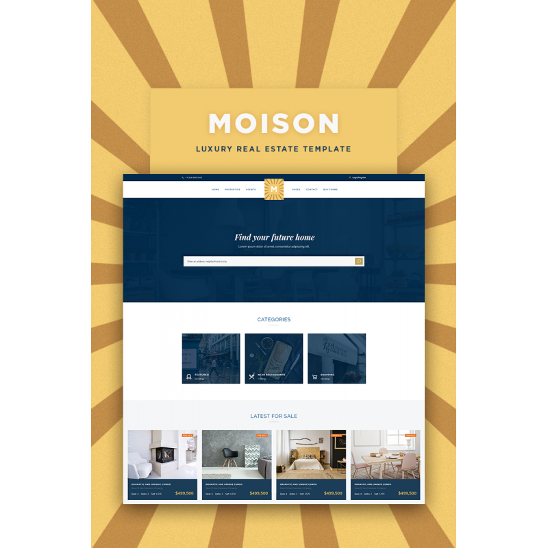Moison Real Estate Luxury WordPress Theme