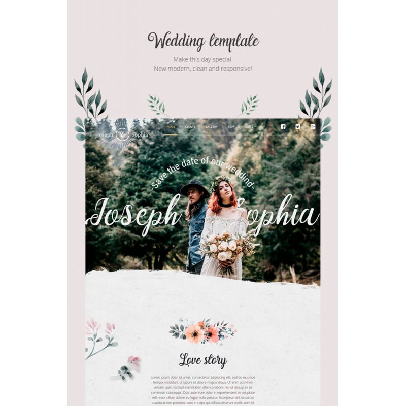 QueenFlowers - Wedding WordPress Theme
