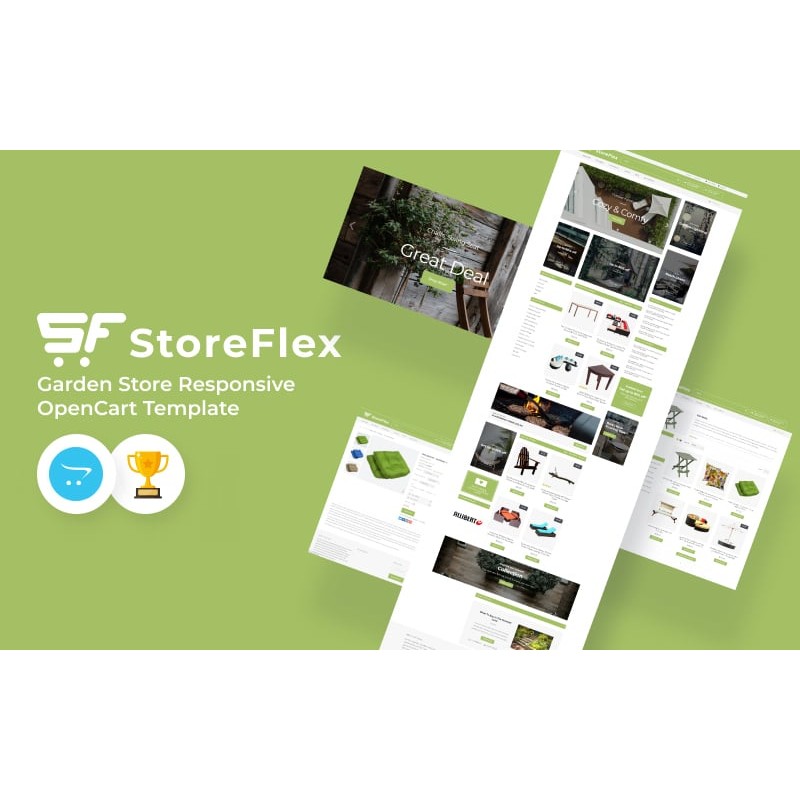 StoreFlex Garden Store Template Shop Template