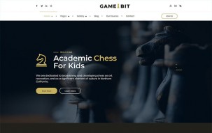 Gamebit - chess club and board games WordPress Theme