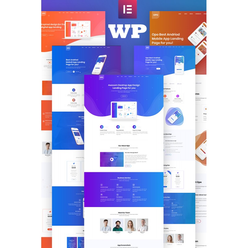 Opo - Creative App, Software, Web App And Startup Tech Company WordPress Theme