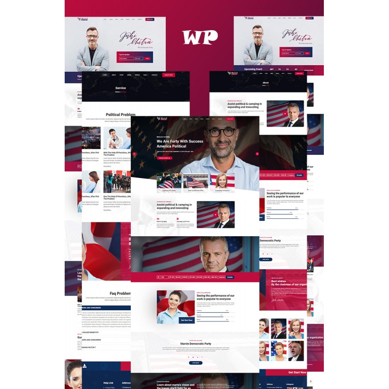 Shrewd - Political Responsive WordPress Theme