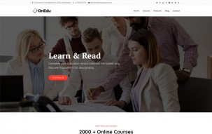 Onedu - Education Courses LMS WordPress Theme