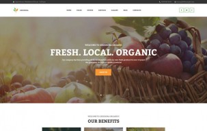 Greenora - Organic Farming Agriculture WordPress Theme