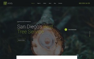 Arbify - Arborist and Tree Trimming Service WordPress Theme