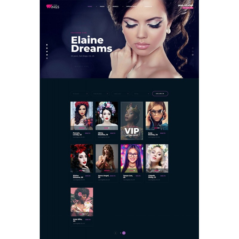 Love Wings Relations and Dating WordPress Theme