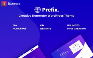 Prefix - Creative Responsive WordPress Theme