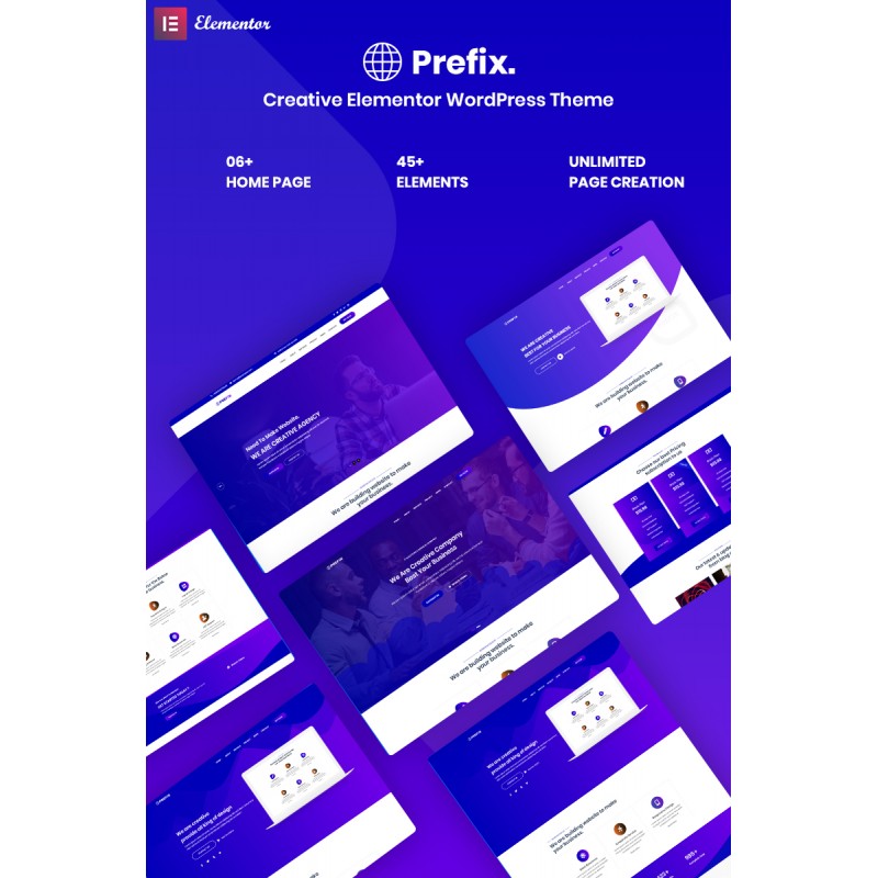 Prefix - Creative Responsive WordPress Theme